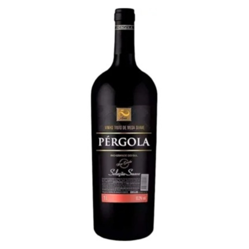 VINHO PERGOLA TINTO SUAVE 1L