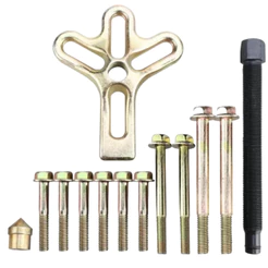 Kit Jogo Extrator Saca Volante Polia 13 Peças Universal