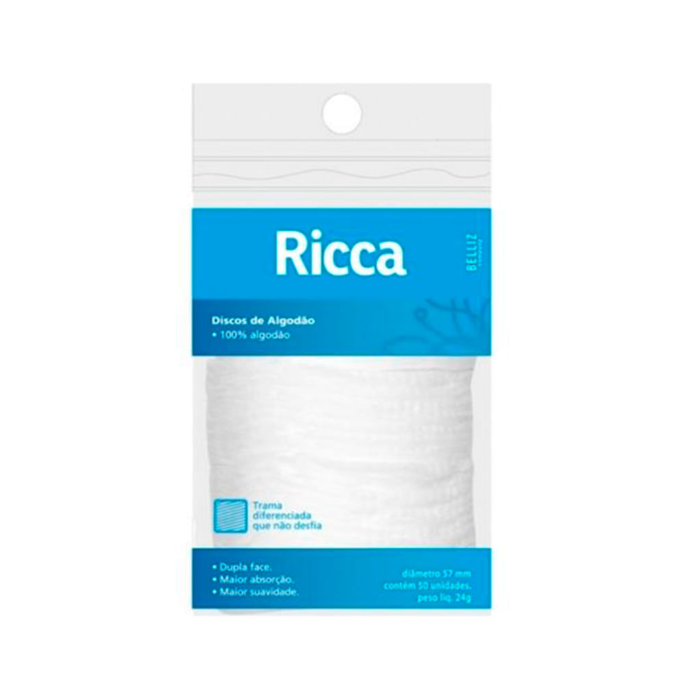 Disco Algodão Ricca em Oferta na Shopee