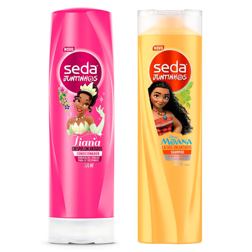 Kit 1 Shampoo Infantil Seda Juntinhos Moana 300ml em Oferta na Shopee