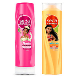 Kit 1 Shampoo Infantil Seda Juntinhos Moana 300ml