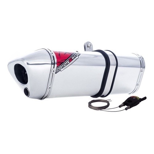 Escape / Ponteira Coyote TRS 2 Way + Mais em Alumínio - CB 300 F Twister - Honda - Polido - Mostruário