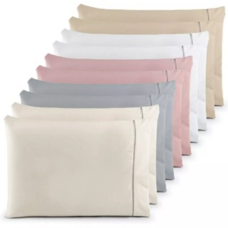 Kit de Fronhas Percal 400 Fios 70 x 50cm Capa Ponto Palito em Oferta na Shopee