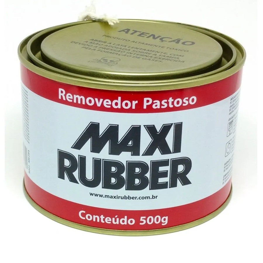 Removedor Pastoso Maxi Rubber 500g  Removedor de Tintas em Oferta na Shopee