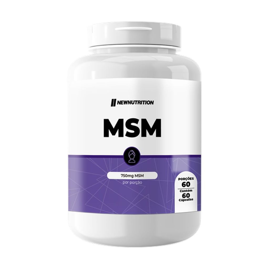Msm - 750mg 60 Cápsulas - NewNutrition em Oferta na Shopee