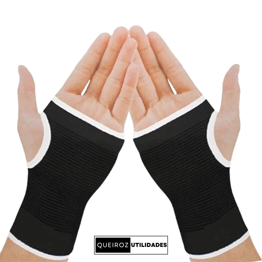 Par de Munhequeira com Dedo Azul e Preta – Estabilidade e Conforto