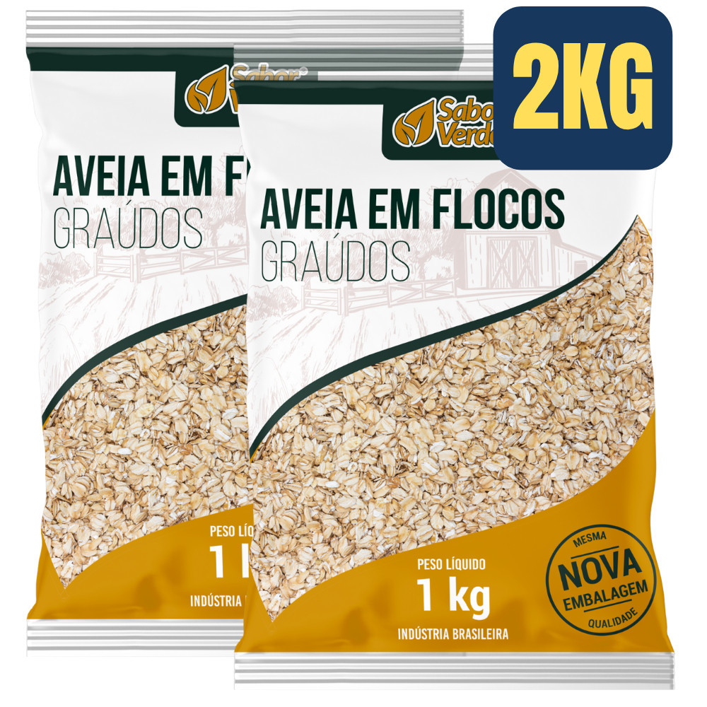Aveia em Flocos Graúdos 2kg – Nutrição Essencial