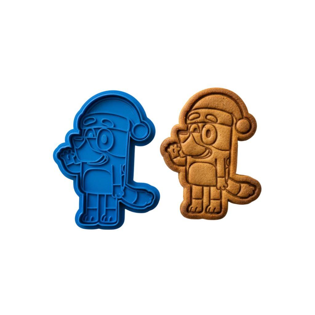 Cortador + Carimbo Bluey cachorro