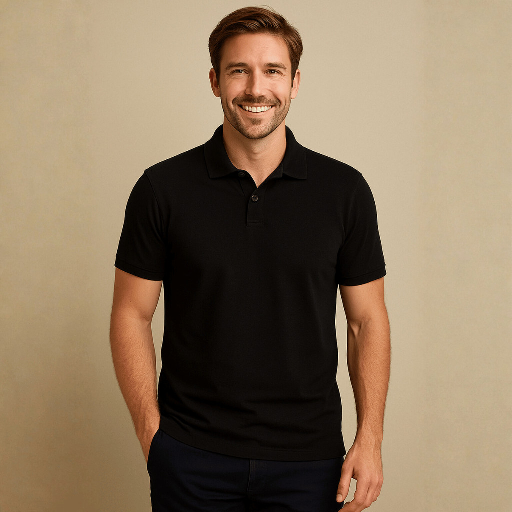 Camisa Gola Polo Masculina Pique Algodão Confortável M Ao Gg Básica Trabalho Casual