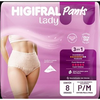 Fralda Pants Lady 8 unidades - Higifral em Oferta na Shopee