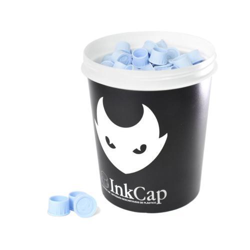 Ink Cap - Batoques de Silicone Azul em Oferta na Shopee