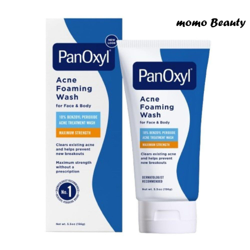 PanOxyl Limpador Espumante Anti-Acne 10% Peróxido de Benzóíla Controle de Óleo de Aminoácido 4% Limpador Facial em Oferta na Shopee