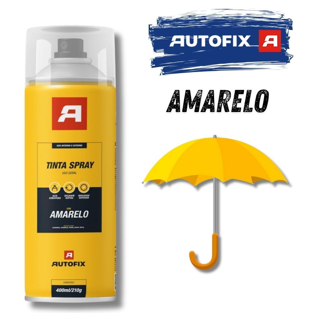Tinta Spray Amarelo Uso Geral  400ml – Qualidade Maxima em Oferta na Shopee