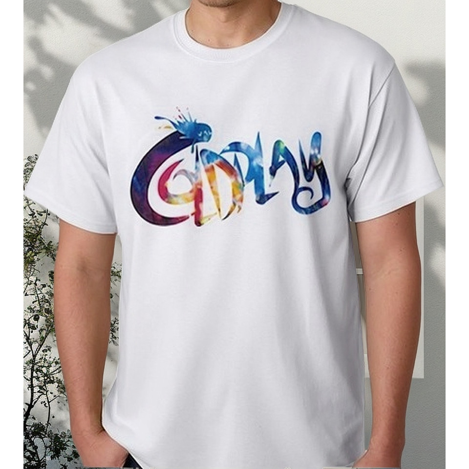 Camiseta Estampa Banda Coldplay Show Musica🎤✨- Camisa de Malha 100% Algodão - Enivo Imediato😎- VS Shopp