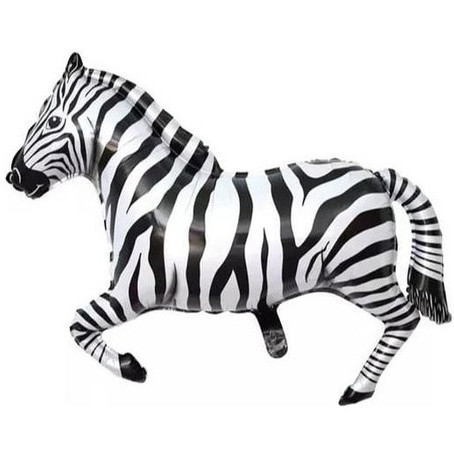 Balão Metalizado Zebra Selva Safari Animal Decoração Festa Enfeite Aniversário em Oferta na Shopee