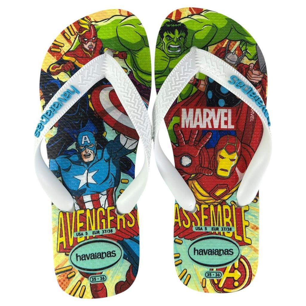 Chinelo Havaianas Infantil Top Marvel II Vingadores