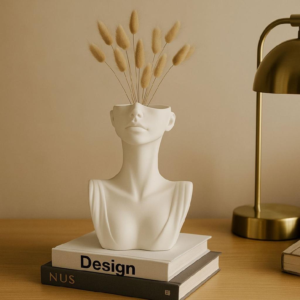 Vaso Decorativo Branco Pequeno - Comprar com Melhor Preço em Decoração