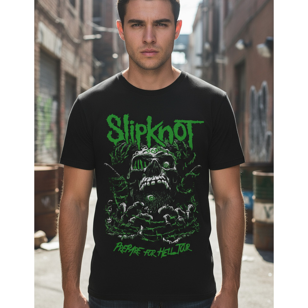 Camisa Banda De Rock Slipknot Camiseta Slipknot Heavy Metal.