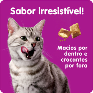 Petisco Whiskas Anti Bola de Pelo Para Gatos Adultos 40 g em Oferta na Shopee