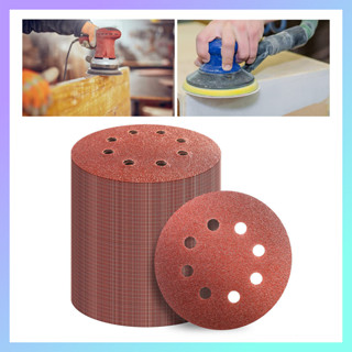 100 discos de lixa orbital com furos universais, 7 grãos de lixa, ferramenta para lixamento e polimento profissional em Oferta na Shopee