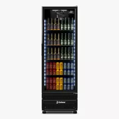 Cervejeira Imbera 393 Litros Porta De Vidro Full Black CCV290-127V