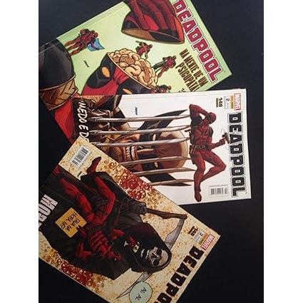 Deadpool: Na Mente De Um Psicopata! - 3 Vol:  Na Mente De Um Psicopata , Medo e Delírio com Wolverine E M... 7700576