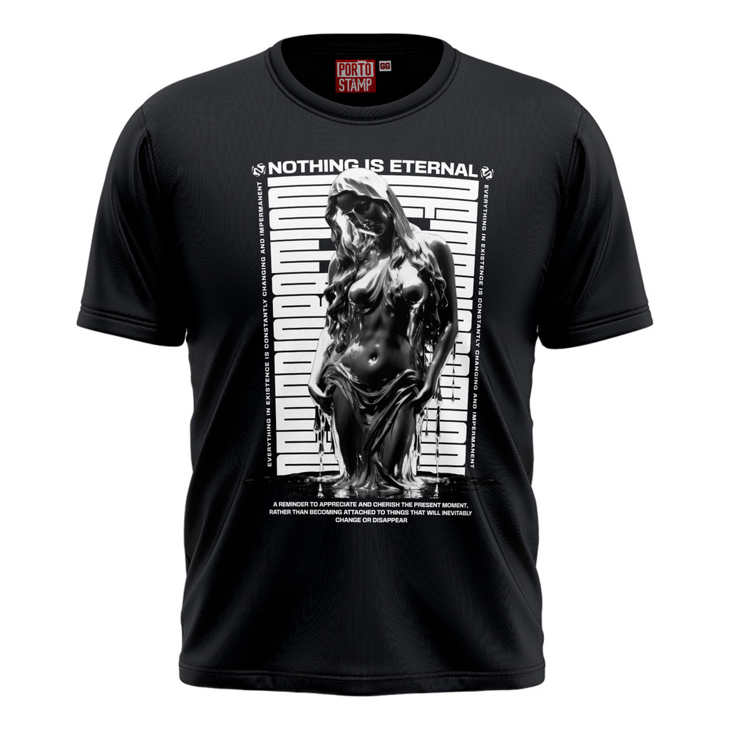 Camiseta Premium  Streetwear Nothing Eternal - Nada É Eterno