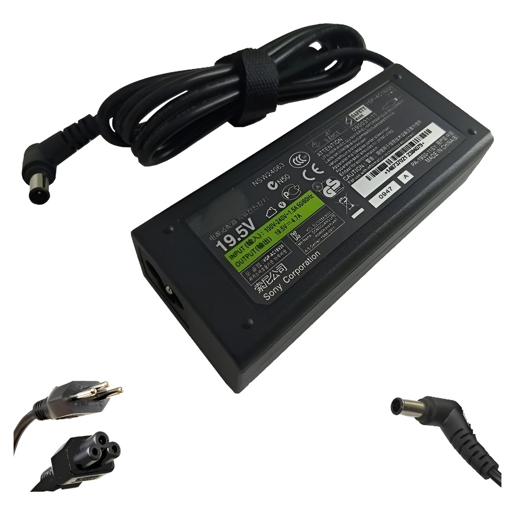Fonte Carregador Notebook Para Sony Vaio Vgp Vgn Vpc Pcg 90w