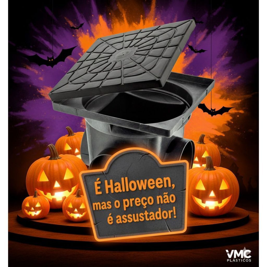 Caixa De Passagem e Inspecao Esgoto Sujeira Bosta Merda 5 Litros Resistente Promoção Halloween