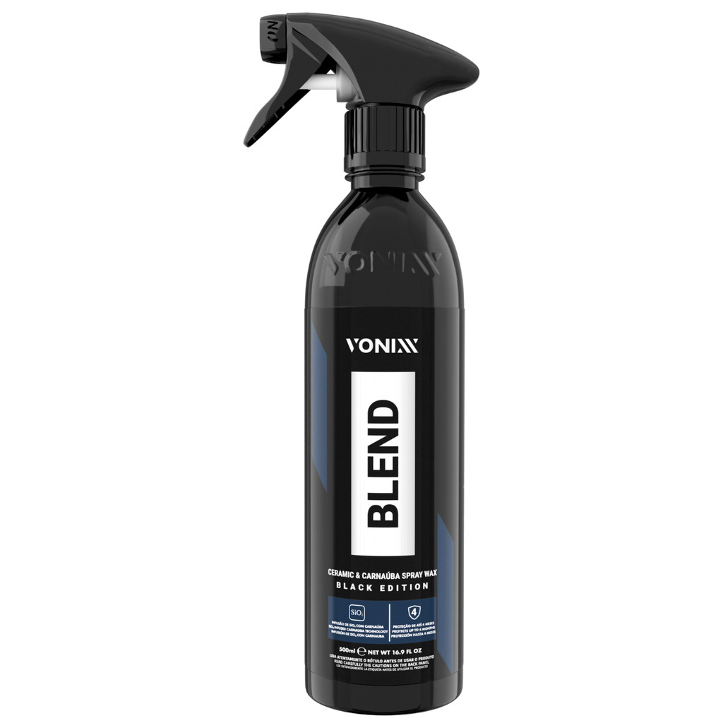 Cera Líquida Spray Blend Black Edition Carnaúba 500ml Vonixx