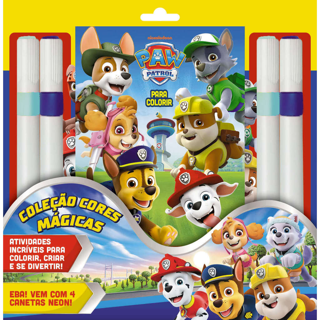 Coleção Cores Mágicas - Patrulha Canina