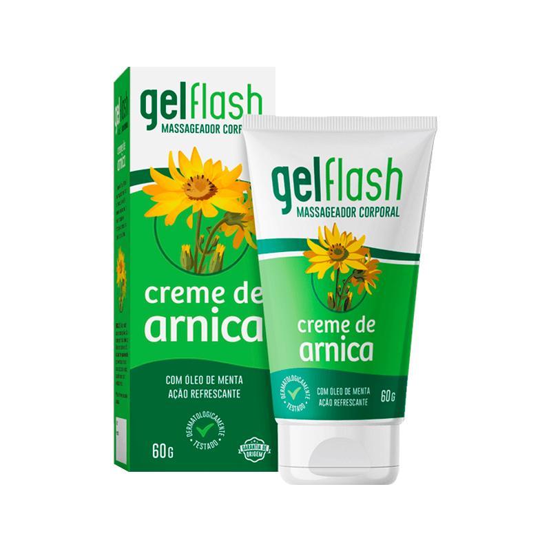 Creme Massageador Corporal Arnica Sveda Gel Flash 60g em Oferta na Shopee