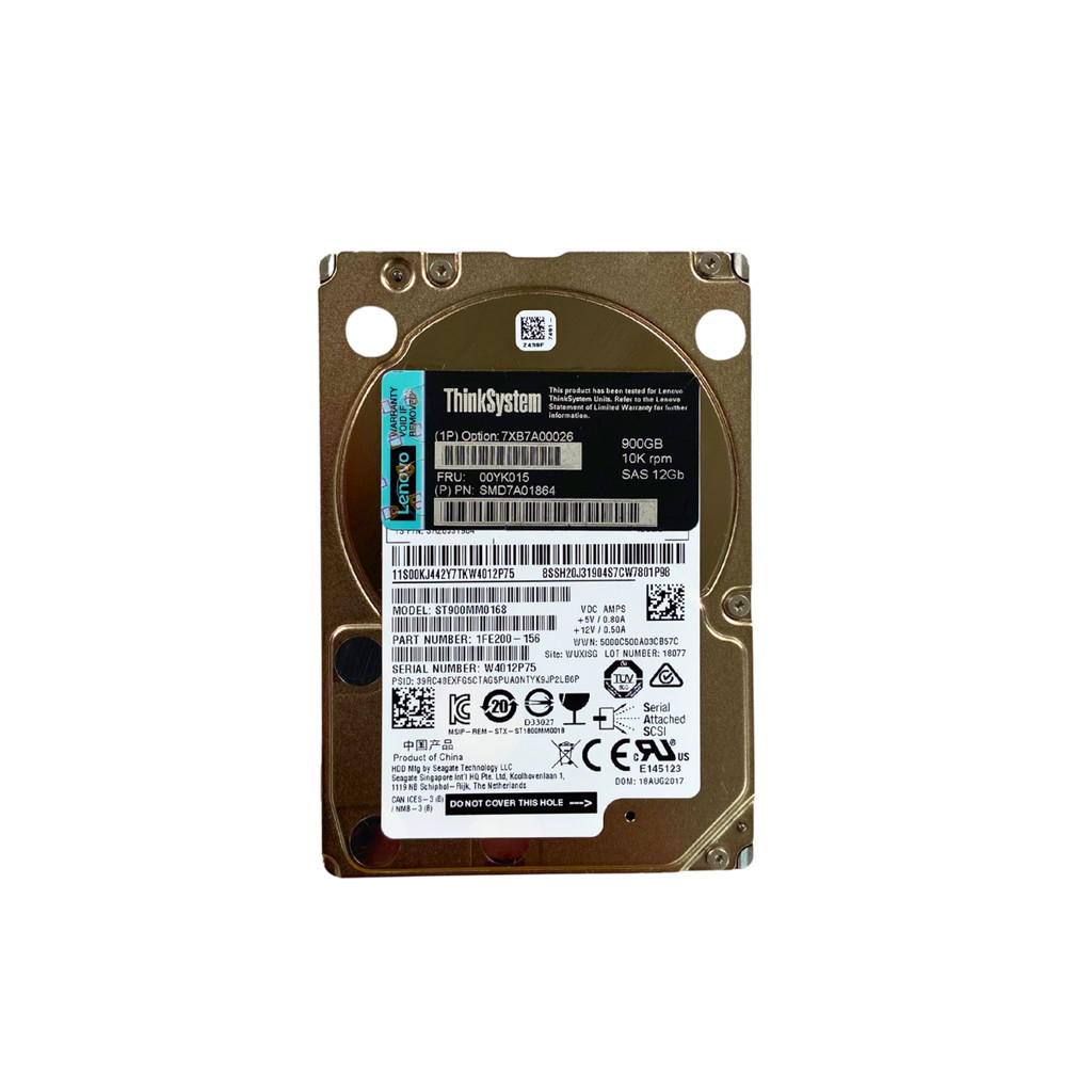 HD Lenovo ThinkSystem 900GB SAS 2.5 10000RPM 12Gbps