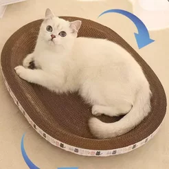 Cama Arranhador de Papelão Ondulado Para Gatos