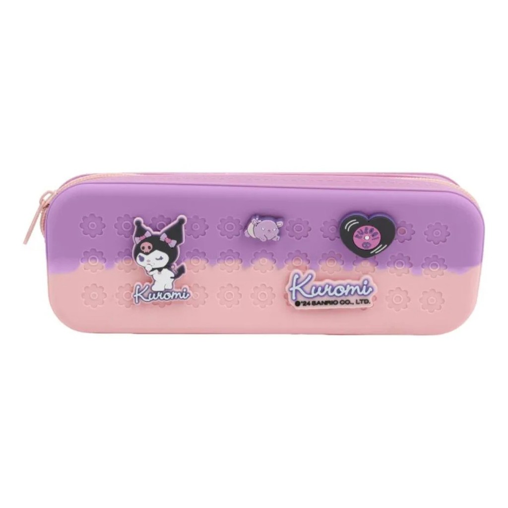 Estojo Kuromi Miniso Feminino Compacto com Design 3D e Zíper Durável em Oferta na Shopee