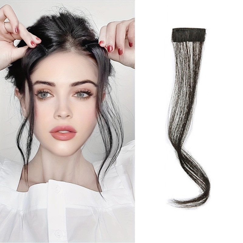 Peruca de Franja Lateral, 4 Cores Disponíveis, Crie Franja Natural Rapidamente, Ideal para Uso Diário, Festas e Fotos em Oferta na Shopee