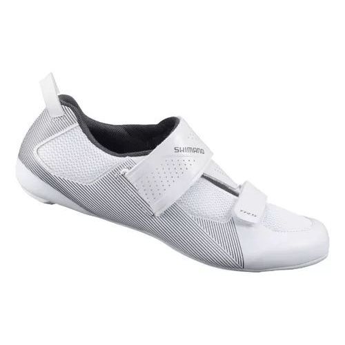 SAPATILHA CICLISMO SHIMANO TR5 SH-TR501 BRANCA TRIATHLON