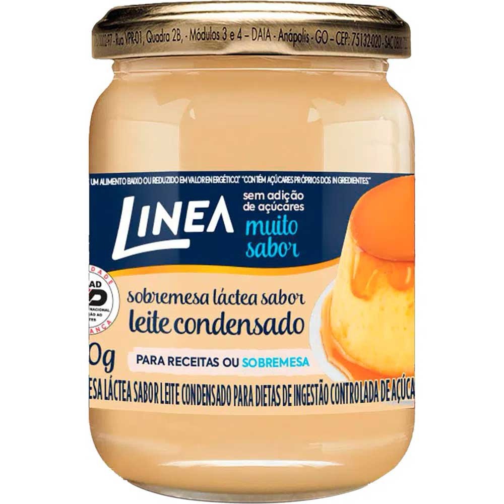 Leite Condensado Sem Acucar 210G - Linea