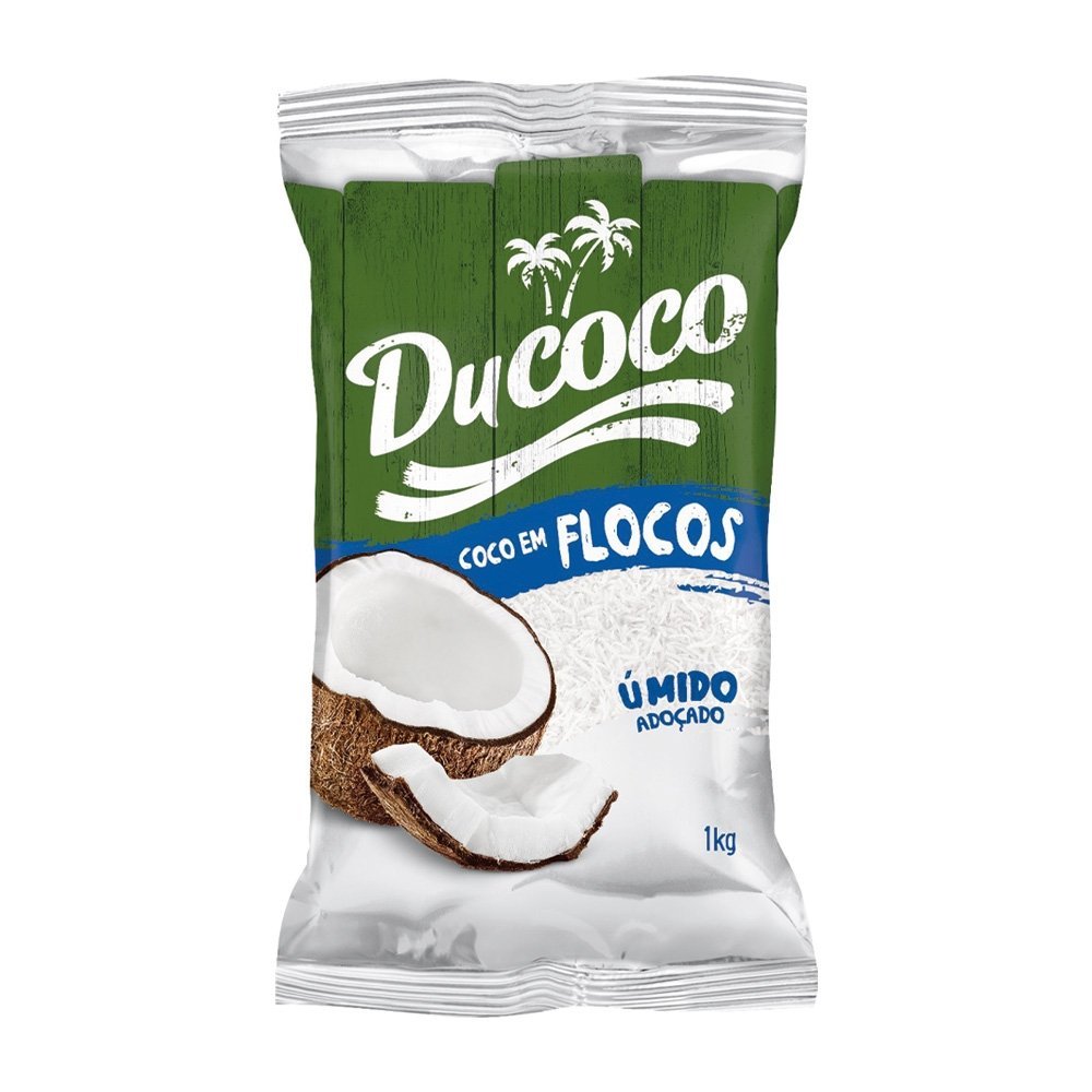 Coco Ralado Ducoco Flocos Adoçado 1Kg em Oferta na Shopee