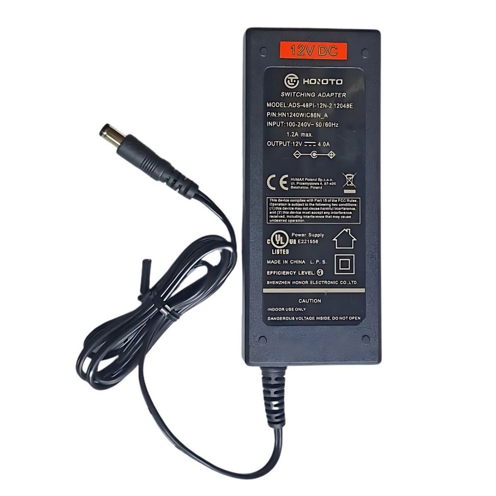 Fonte Dc 12v 4a Pra Teclados Roland Boss Br-1600 Piano