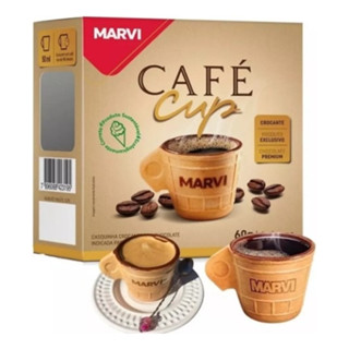 Café Cup Casquinha Marvi Baunilha E Chocolate 60g 6 Unid em Oferta na Shopee