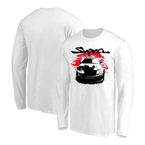 Camiseta Camisa Manga Longa Algodão Carro Supra Toyota S2
