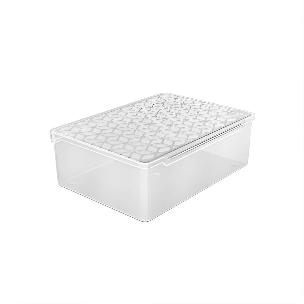 Box Multiuso Transparente Translúcido de Plástico UZ Utilidades - UZ443-TR