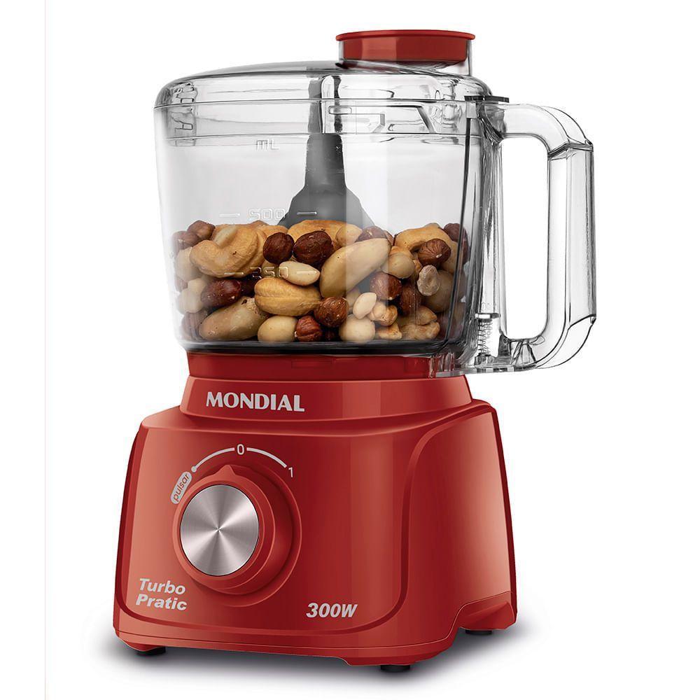 Mini Processador Turbo Pratic Mondial Mp-16-r -220v-60hz . em Oferta na Shopee