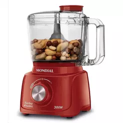 Mini Processador Turbo Pratic Mondial Mp-16-r -220v-60hz .