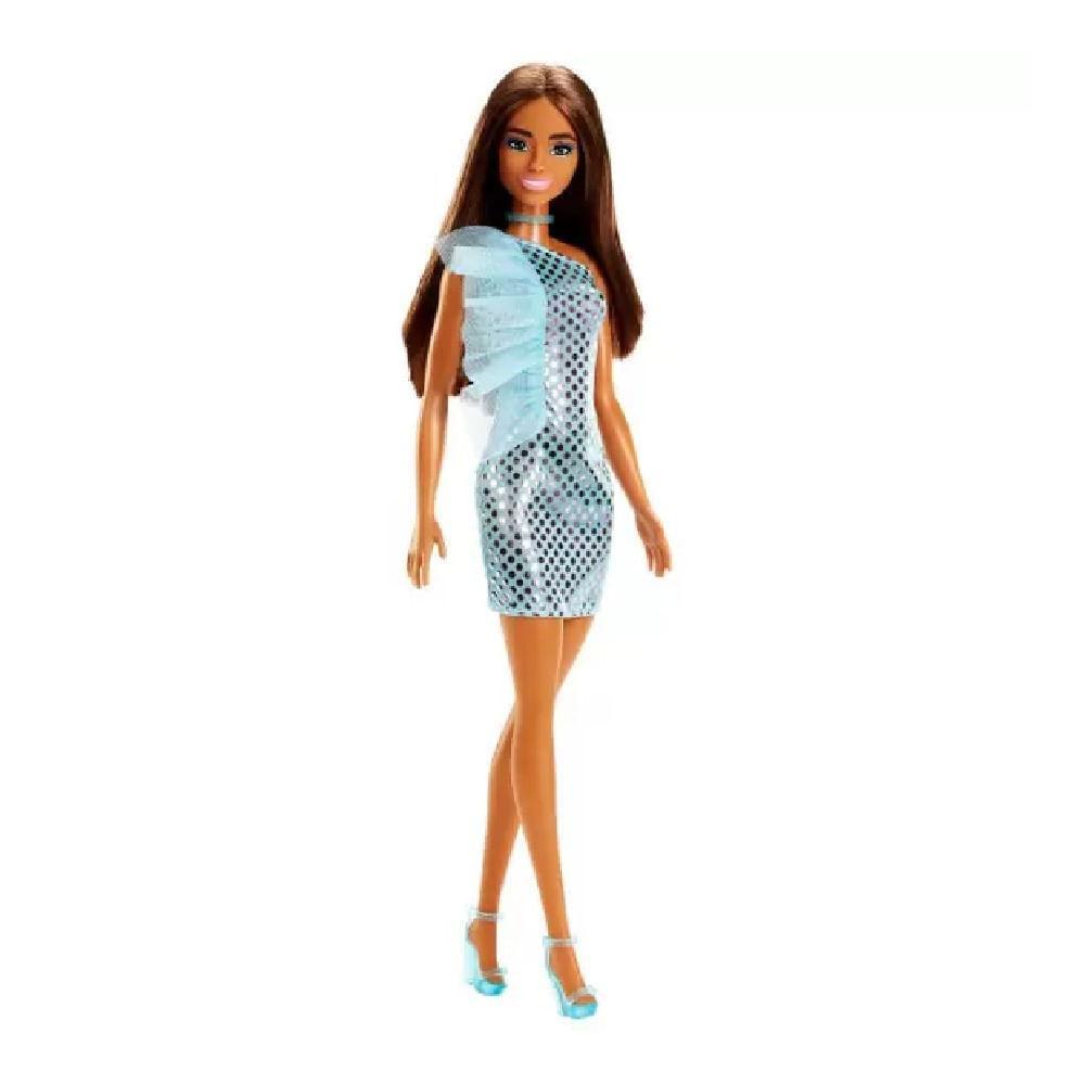 Barbie Fashionista Vestido Glitter - Mattel em Oferta na Shopee