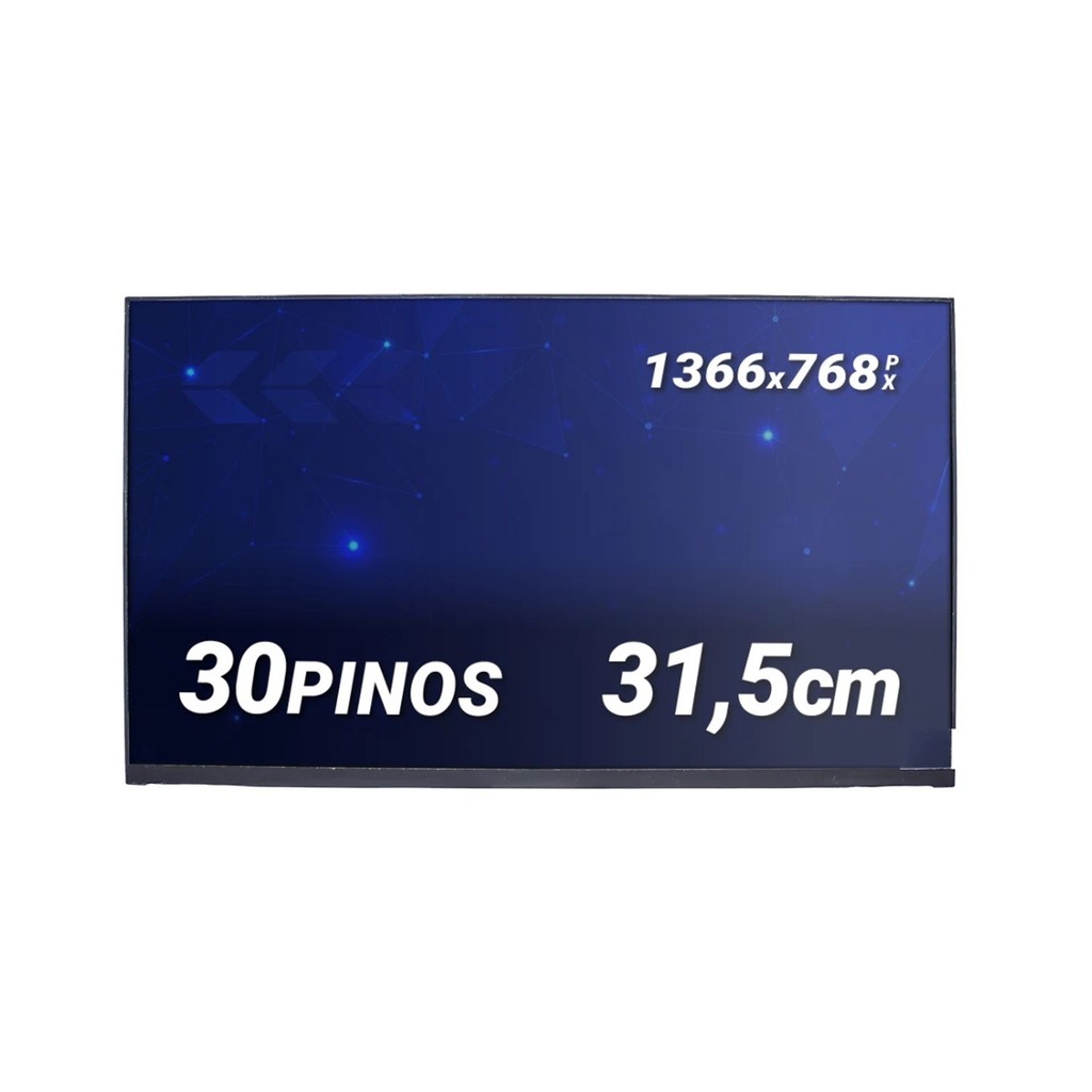 Tela para Notebook 14 30 Pinos HD Fosca N140BGE-E54 REV.C1 / B140XTN07.4 - 5 / MB140AN01-3 / NT140WHM-N45