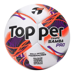Bola Futebol de Campo Topper Samba Pro Pu 2026 Original