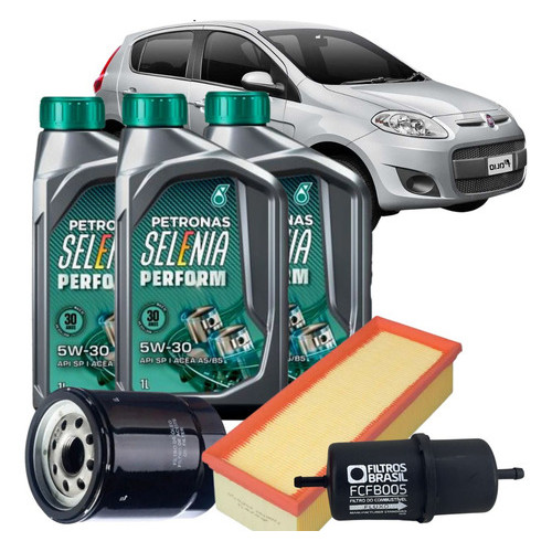 Kit Troca De Oleo Fiat Novo Palio Vivace 1.0 1.4 Evo 5w30