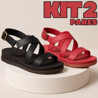 Kit 2 Pares Sandália Papete Feminina Birken Leve Estilo Casual - Dunas em Oferta na Shopee